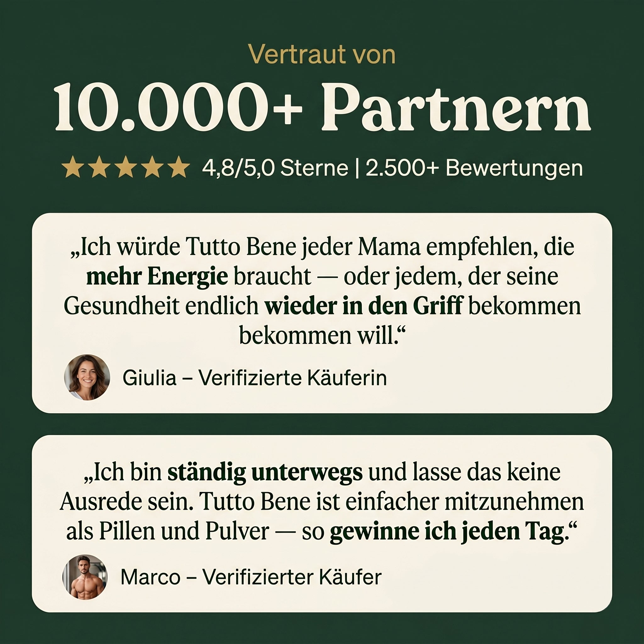 Tutto Bene Bären — Dein täglicher Nährstoff-Boost